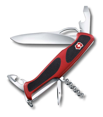 Нож перочинный VICTORINOX RangerGrip 61, 130 мм, 11 функций, с фиксатором лезвия,  с чёрным