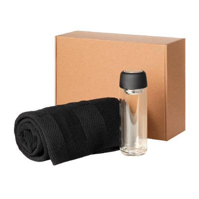 Подарочный набор Bianca, Cella,  (плед, термобутылка)