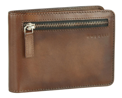 Портмоне BUGATTI Domus, с RFID защитой, натуральная воловья кожа, 12,5х2х9,5 с