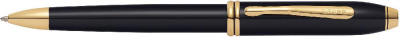 Шариковая ручка Cross Townsend    Отделка золотисто
