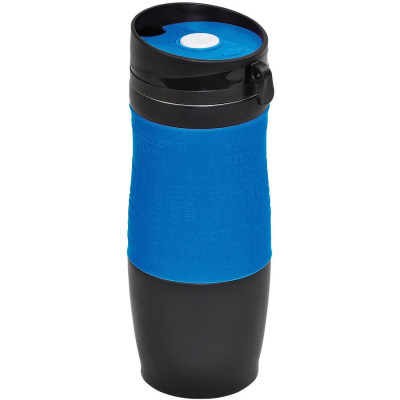 Термокружка вакуумная "УДАЧА",  400 мл, красный, металл/силикон