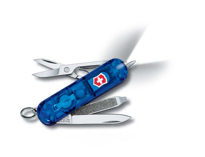 Ножбрелок VICTORINOX Signature Lite, 58 мм, 7 функций, полупрозрачный