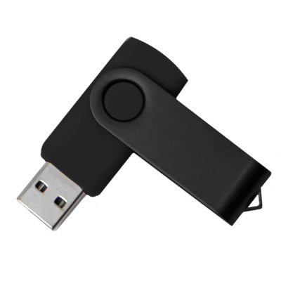 USB flash-карта "Dot" (16Гб), белый, 5,8х2х1,1см,пластик металл