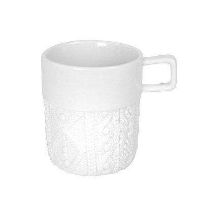 Кружка "Knitted", 310мл, D=8,5см, фарфор,