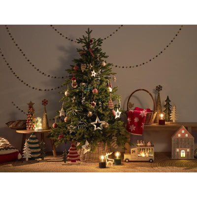 Декор новогодний classics из джута и гофрированного картона из коллекции new year essential, 41,5 см