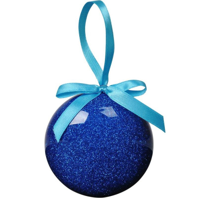 Елочное украшение ПРАЗДНИК, плоское, белый, пластик, D8 см,