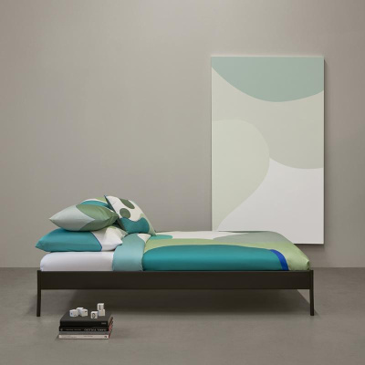 Набор из двух наволочек из сатина   с авторским принтом из коллекции freak fruit, 70х70 см