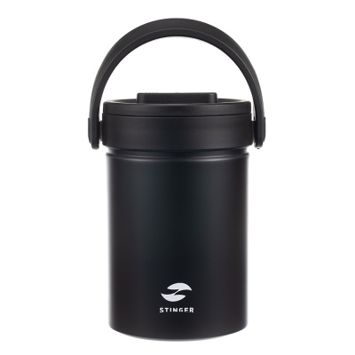 Термос ланчбокс Stinger, 1,7 л, широкий, три контейнера, 16,1 x 14,9 x 21,5