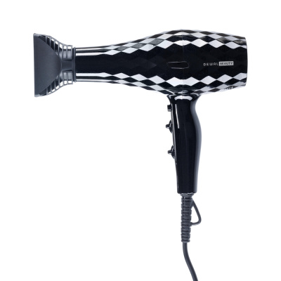 Фен DEWAL BEAUTY Diamond Black, 2200 Вт, 1 насадка