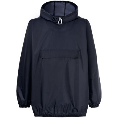 Дождевик-анорак Alatau, укороченный, темно-синий