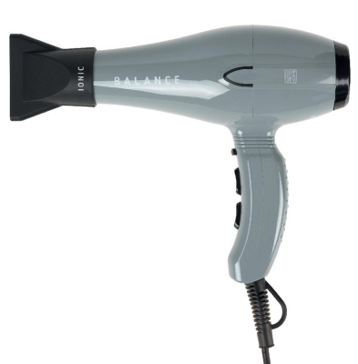 Фен DEWAL BEAUTY Balance Grey, 2200 Вт, ионизация, 1 насадка
