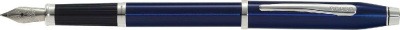 Перьевая ручка Cross Century II Blue lacquer,   с отделкой родием, перо М