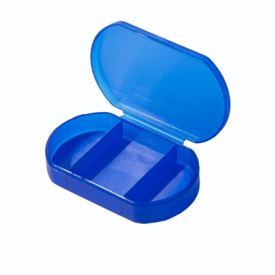 Витаминница TRIZONE, 3 отсека, 6 x 1.3 x 3.9 см, пластик, белая
