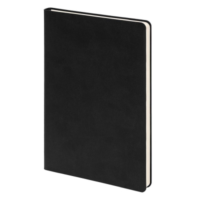 Бизнес-блокнот "Funky", 130*210 мм, голубой,  зеленый форзац, мягкая обложка, блок-линейка