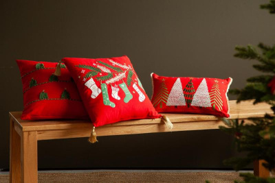 Чехол на подушку christmas  из коллекции new year essential, 45х45 см