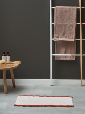 Коврик для ванной с кантом  из коллекции trendy ruffles, 50x80 см