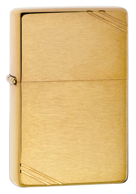 Зажигалка ZIPPO 1937 Vintage™ с покрытием Brushed Brass, латунь, 38x13x57 мм