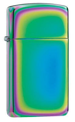 Зажигалка ZIPPO Slim® с покрытием Spectrum™, латунь, глянцевая, 29x10x60 мм