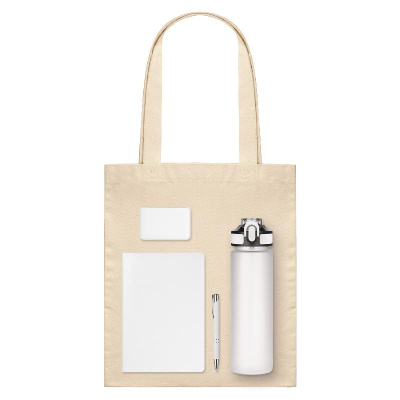 Подарочный набор Велком Пак (Welcome Pack),  (бутылка, ежедневник, ручка, ЗУ, шоппер)