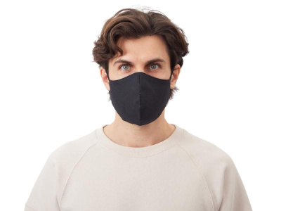 Маска для лица многоразовая из хлопка, анатомической формы