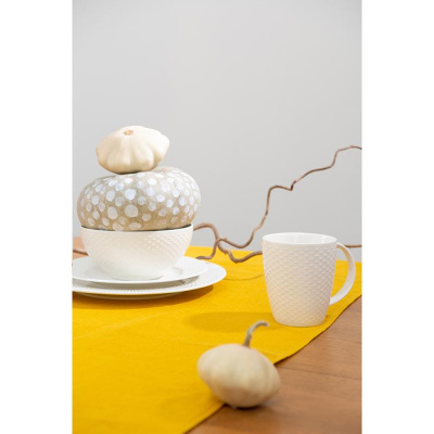 Кружка  с фактурным рисунком из коллекции essential, 350мл