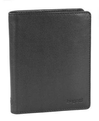 Портмоне BUGATTI Primo, натуральная воловья кожа, 10х1,5х12,5 см