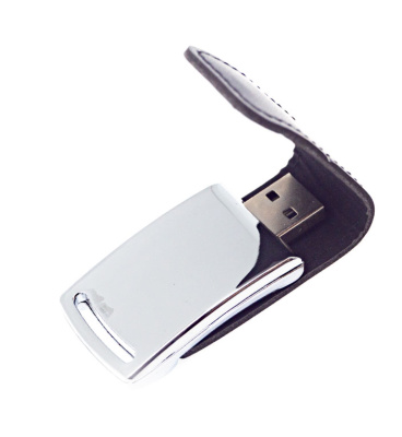 Флеш накопитель Shine, USB 2.0 32GB, металлкожзам 32GB