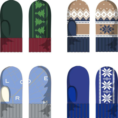 Варежки Joyful на заказ