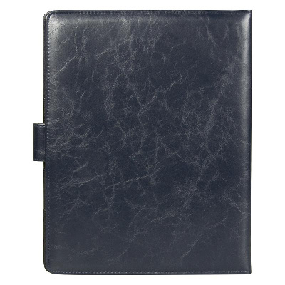 Папка-органайзер на кнопке с поворотным калькулятором и блокнотом