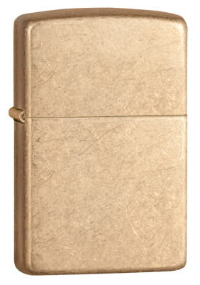 Зажигалка ZIPPO Armor™с покрытием Tumbled Brass, латунь, овая, 38x13x57 мм
