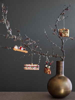 Набор ёлочных украшений christmas feast из коллекции new year essential, 4 шт.