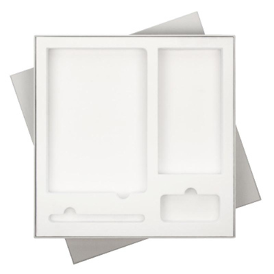 Подарочная коробка без ложемента для ежедневника, ручки и аккумулятора,  (под съемные ложементы)