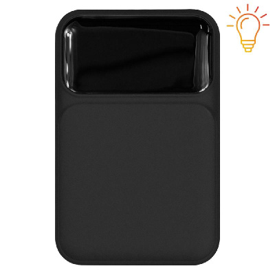 Внешний аккумулятор (powerbank) «Lumen» Print Sample, 10 000 mAH, с тремя зарядными шнурами, 22,5W super fast charge, Power Delivery (PD) 20W (dfnn), QC3.0
