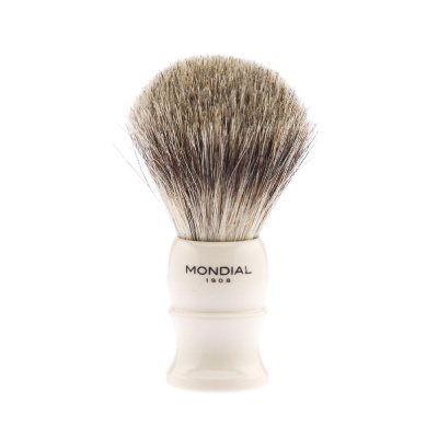Помазок для бритья Mondial, каучуковая смола,барсучий ворс